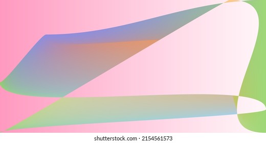 Malla de gradiente suave de color moderno dinámico futurista. Ilustración Mínima Psicodélica Neon Rainbow. Forma Multicolor Digital Fluid Fondo Desenfocado. Tecnología De Capas Rosadas Pastel Líneas Horizontales.