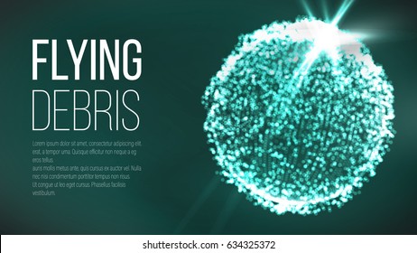 Futuristic Earth Globe. Abstract Technology Futuristic Network. Big Data Complex