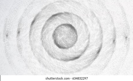 Futuristic Earth Globe. Abstract Technology Network