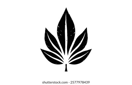 Futuristic Eco Tech Leaf Icon