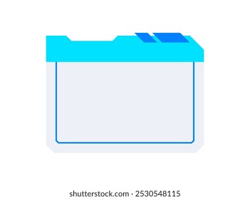 Ilustração de vetor de elemento futurista. Camada de vídeo colorida inferior.