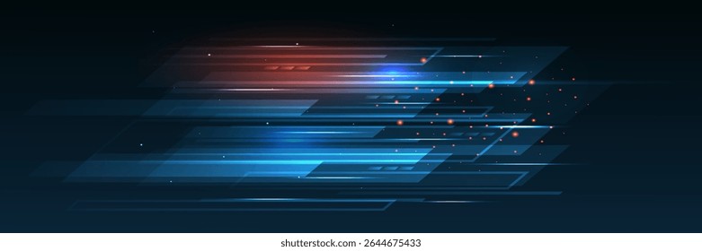 futuristic energy background. Fast Speed Interface Background For Race Games.