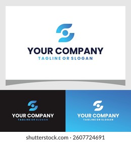 Futuristic Eye Tech Logo for Modern Startup and Science Business