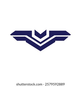 Futuristic Falcon Emblem Logo Design