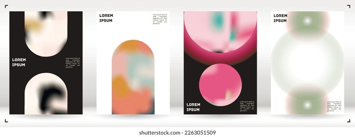 Tapa del vector de gradiente de fluido futurista. Plantilla de diseño de afiches de fondo de resumen holográfico. Concepto mínimo de diseño neón para su tarjeta de visita, informe anual, catálogos, folleto. 