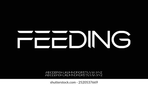 Futuristic font alphabet letters. Abstract technology space font and alphabet. Font for data science ,science, tech, space, medical, technology, digital interface projects. futuristic font Logo.