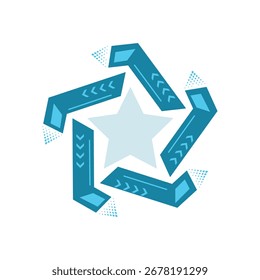 Futuristische Rahmenführung Konzeptuelles Layout hud Element Design