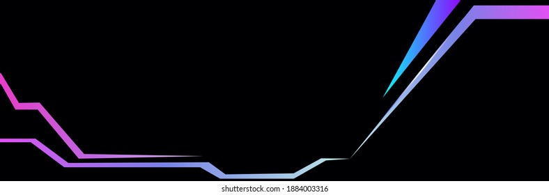 futuristischer Gaming-Hintergrund, mit blauem hellen Design
