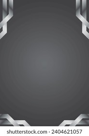 futuristic gaming background.  vector poster template.  metal texture