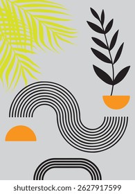 Futuristic Geometric Abstract Vector Design