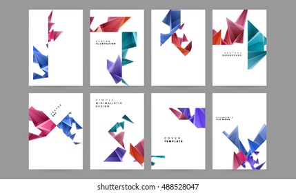 Futuristic Geometric concept abstract background for business solution / EPS10