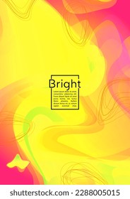 Diseño de portada geométrica futurista con líneas de gradiente y abstracto, figuras para su negocio.  Diseño de afiches de arco iris fluido para el catálogo, efecto gradiente para el Festival de Música.
