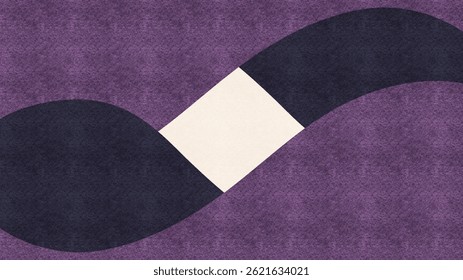 Ilustração de fundo de gradação roxa profunda geométrica futurista.