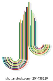 Futuristic geometric vector art