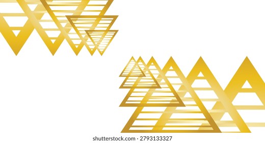 Futuristic geometric vector background featuring a monochrome 3D perspective tunnel with sharp interlocking triangle patterns and linear chevron grid corridor for tech and gaming UI layouts