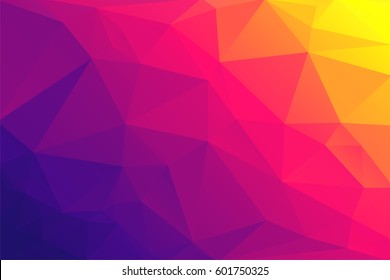 futuristic geometrical abstract background. Trendy color. Triangular backdrop. Bright wallpaper. geometric texture. colorful pattern. creative concept. vector illustration for booklet, cover, banner