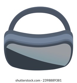 Vector de dibujos animados de iconos de gafas futuristas. Auricular de realidad virtual. Internet de juegos