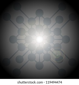 Futuristic glowing background