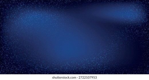 Textura pontilhada azul brilhante futurista. Círculo meio-tom padrão fundo. moderno ponto azul