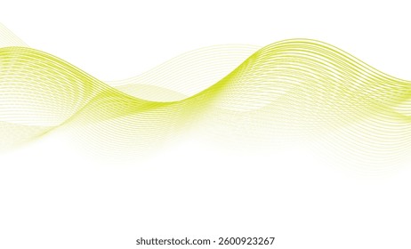 Futuristic Glowing Digital Waves in Motion