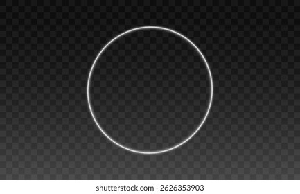 Elementos de Halo Brilhantes Futuristas - loops luminosos voadores e anéis ao estilo de tornados com poder de néon e destaques semelhantes a estrelas