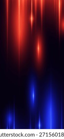 Líneas futuristas brillantes con colores rojo y azul.