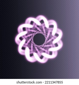 Futuristic glowing plasma, abstract circle with smooth transitions, magic ball, abstract background, rendering