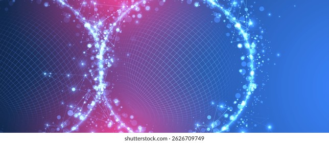 Futuristic glowing technology sphere vector art. The design gives a high-tech cybernetic feel, symbolizing digital networks, AI, or virtual reality.