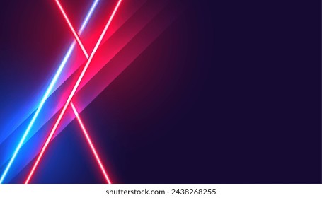 futuristic glowing vibrant lines empty background design vector
