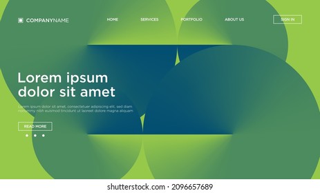 Futuristic Gradient background. Circle gradient shapes composition. Vector illustration.