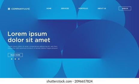 Futuristic Gradient background. Circle gradient shapes composition. Vector illustration.