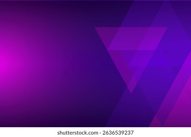 Futuristic Gradient Background with Shapes Purple and Blue