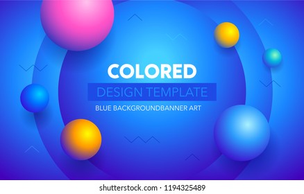 Futuristic gradient geometric background. Liquid color wallpaper design. Banner design template.Colorful motion background design