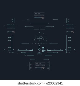 Futuristic Graphic User Interface.