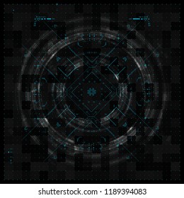 Futuristic Graphic User Interface. Vector Illustration