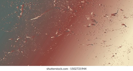 Futuristic graphics. Design background. Abstract vintage background. Creative vector background for banner and flyer. Texture stains. Designer decorative cover. Vector graphics. Spots and blots