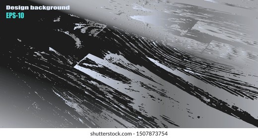 Futuristic graphics. Design background. Abstract vintage background. Creative vector background for banner and flyer. Texture stains. Designer decorative cover. Vector graphics. Spots and blots