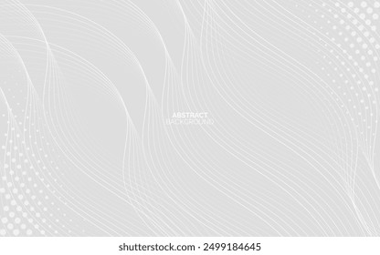 Fondo abstracto negro gris futurista con el patrón de líneas de onda brillante para el Anuncio, Fondo de pantalla, cubierta