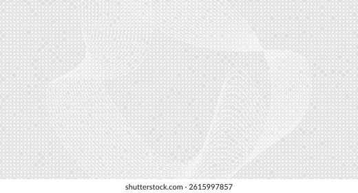 Futuristic gray white abstract background. shining wave lines pattern for banner, wallpaper, cover. Vector illustration.eps10