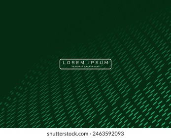 Futuristic green abstract background. Geometric gradient green pattern forms abstract vector background. Green modern background, perfect for cards, banners, brochures, websites, technology, etc.