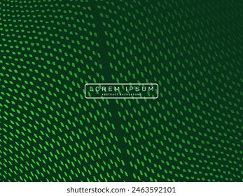 Futuristic green abstract background. Geometric gradient green pattern forms abstract vector background. Green modern background, perfect for cards, banners, brochures, websites, technology, etc.