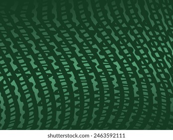 Futuristic green abstract background. Geometric gradient green pattern forms abstract vector background. Green modern background, perfect for cards, banners, brochures, websites, technology, etc.