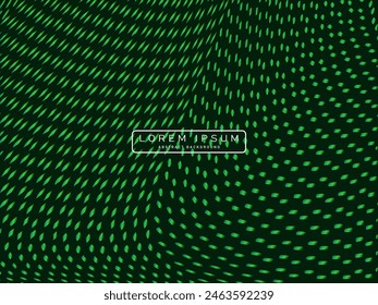 Futuristic green abstract background. Geometric gradient green pattern forms abstract vector background. Green modern background, perfect for cards, banners, brochures, websites, technology, etc.