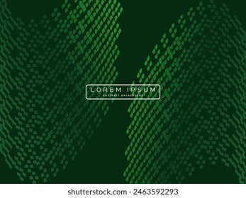 Futuristischer grüner abstrakter Hintergrund. Geometrischer Farbverlauf Grün Muster bildet abstrakte Vektorgrafik Hintergrund. Grüner moderner Hintergrund, ideal für Karten, Banner, Broschüren, Websites, Technik, etc.