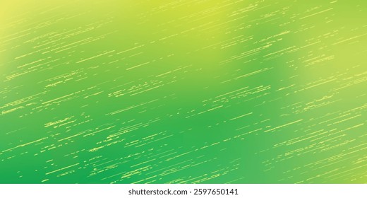 Futuristic Green Light Streaks on a Soft Gradient. Vector Illustration