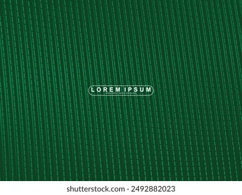 Fondo abstracto de líneas verdes futuristas. Las líneas verdes geométricas forman el fondo abstracto del Vector. Fondo moderno verde.