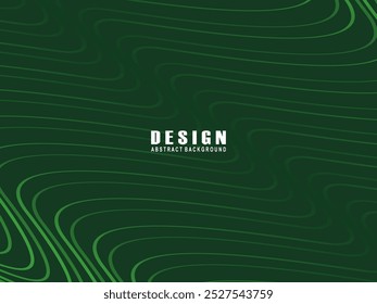 Futuristic green lines abstract background. Geometric green lines form abstract vector background. Green modern background.