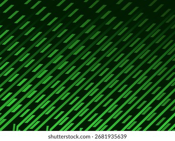Líneas verdes futuristas de fondo abstracto. Las líneas verdes geométricas forman un fondo de Vector abstracto. Fondo moderno verde.