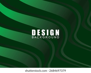 Líneas verdes futuristas de fondo abstracto. Las líneas verdes geométricas forman un fondo de Vector abstracto. Fondo moderno verde.