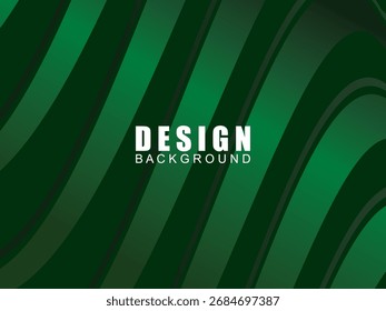 Fundo abstrato das linhas verdes futuristas. Linhas verdes geométricas formam um plano de fundo vetorial abstrato. Fundo moderno verde.